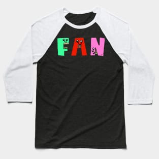 Cute Fan Motivational Text Illustrated Dancing Letters, Blue, Green, Pink for all people, who enjoy Creativity and are on the way to change their life. Are you Confident for Change? To inspire yourself and make an Impact. Baseball T-Shirt